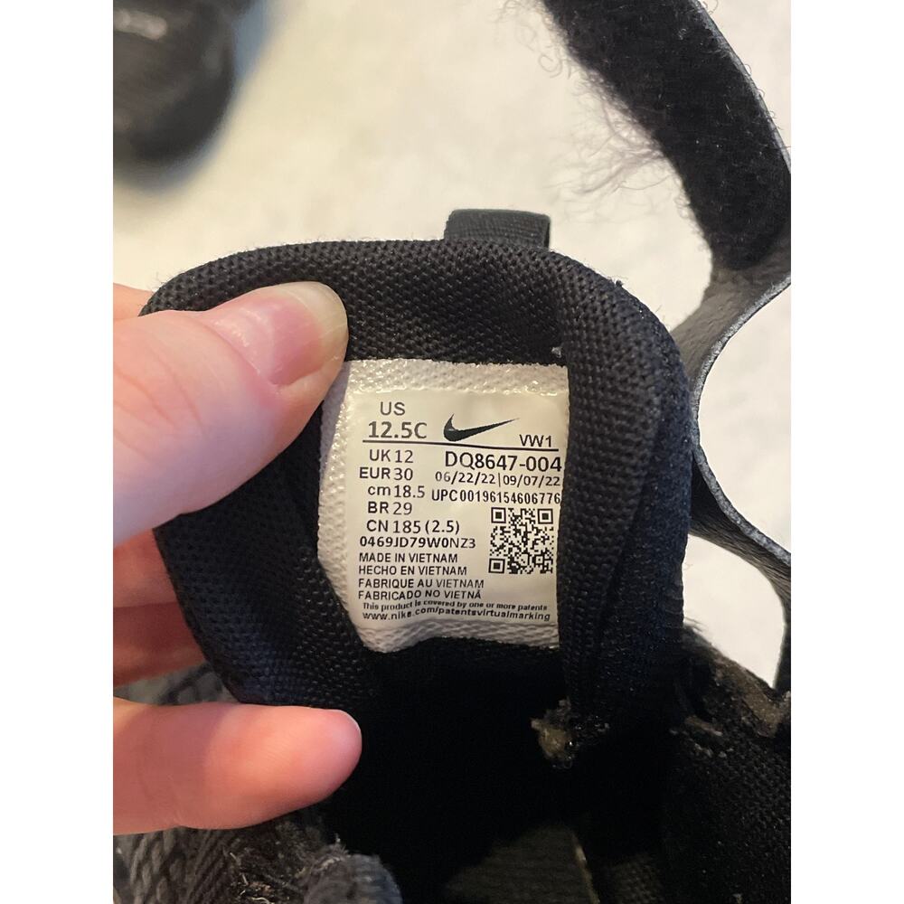 NIKE LeBron Witness 7 'Black Anthracite' DQ8647-004 Basketball Shoes Kids 12.5C - Picture 11 of 11